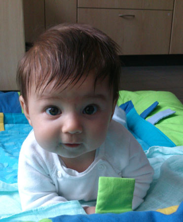 750 Livia kurz vor der ersten Rolle seitwärts