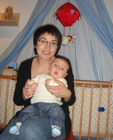 984 Jonas mit Mami Sabrina